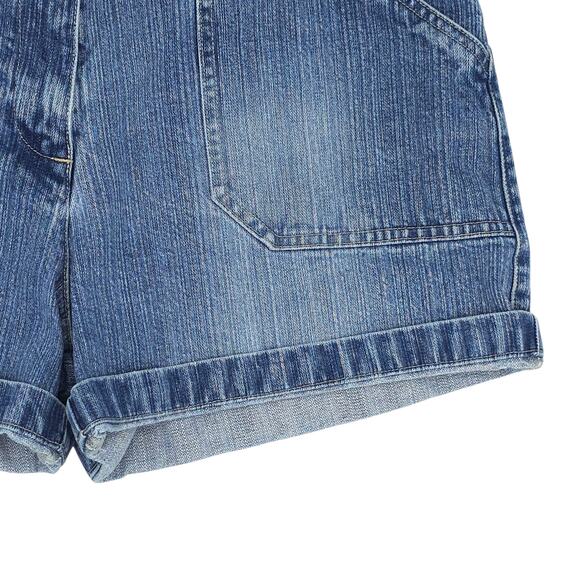 Sonoma Jean Company Shorts Womens 10 Blue Denim High Rise Cuffed Vintage Style - Picture 6 of 12